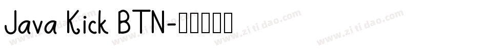 Java Kick BTN字体转换